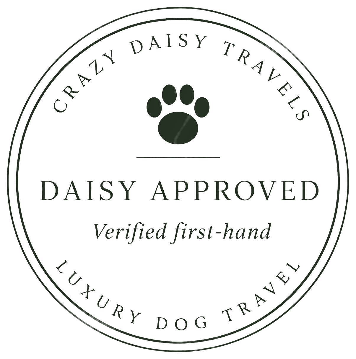 Daisy Approved badge for light backgrounds
