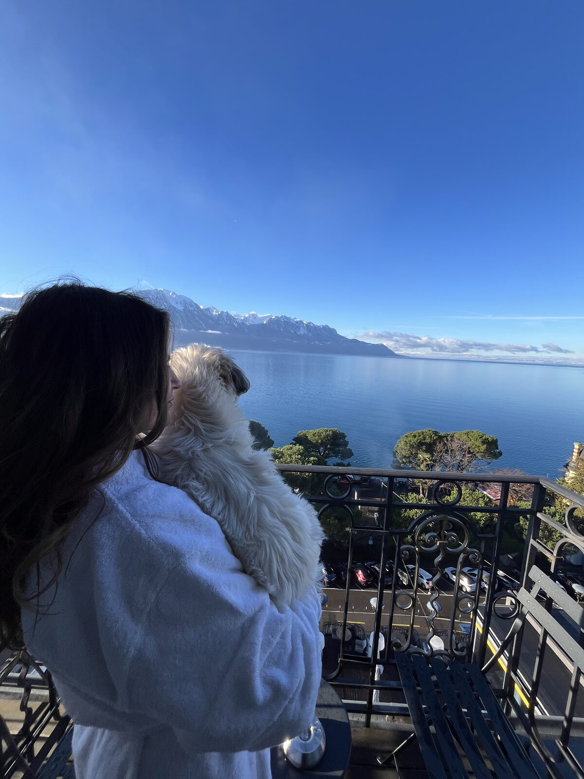 Balcony at the Grand Hotel Suisse Majestic, Montreux