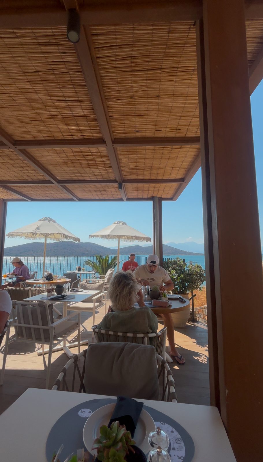 Breakfast with a side of Mirabello Bay